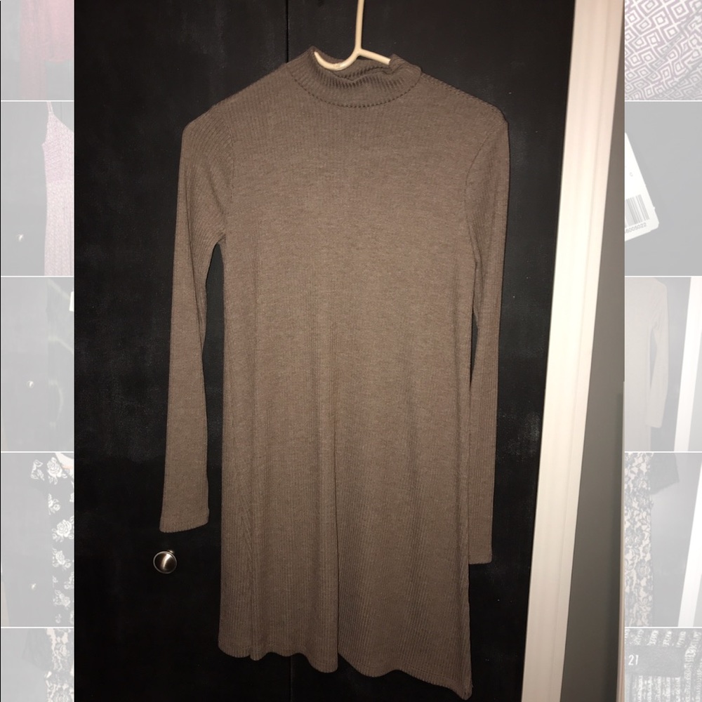 Long sleeve sweater dress